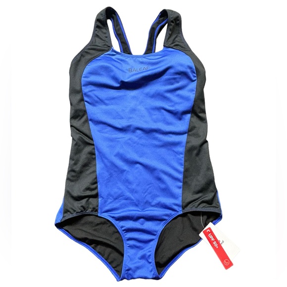 BALEAF Women's Racerback Athletic One Piece Modest swim training swimsuit sz 36 - Picture 2 of 9